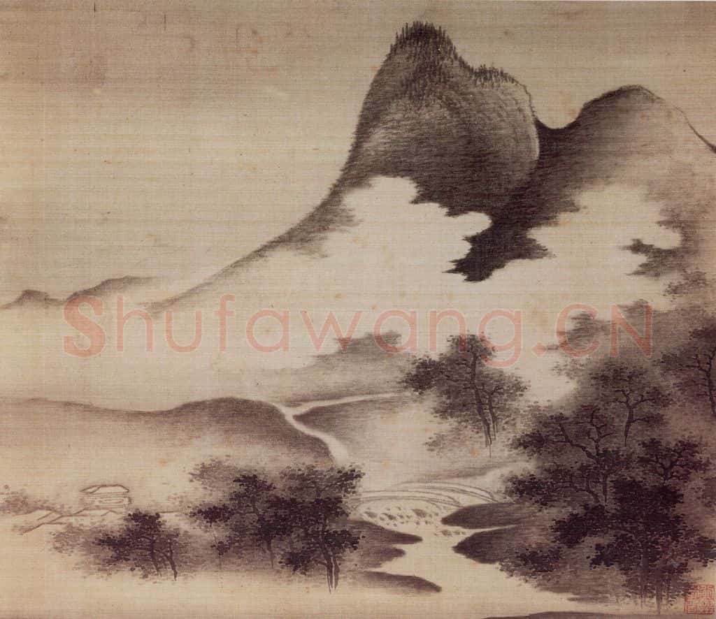 明末清初 樊圻《山水册》书画作品