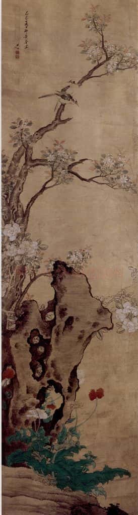 1679 樊圻《花鸟》书画作品