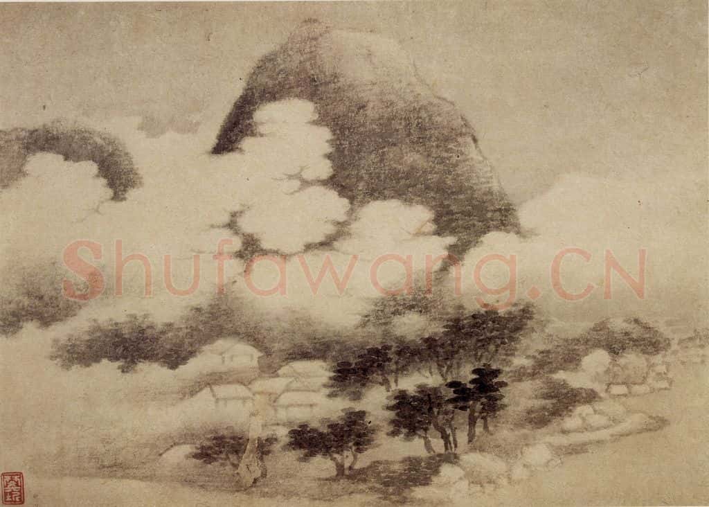 1687 樊圻《山水册》书画作品