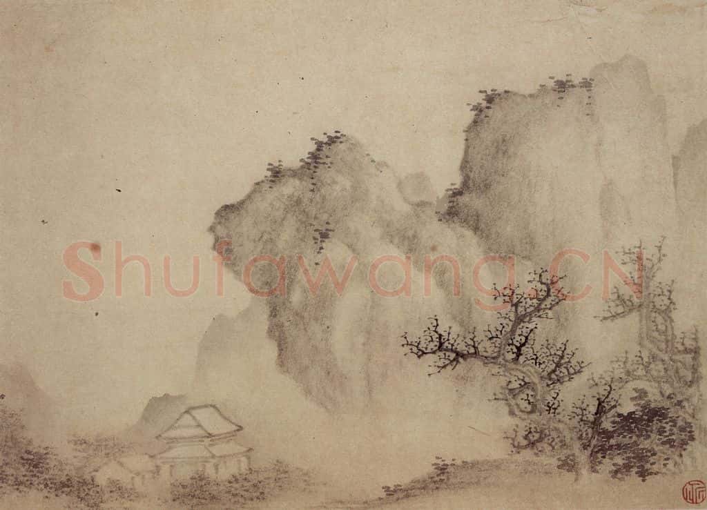 1687 樊圻《山水册》书画作品