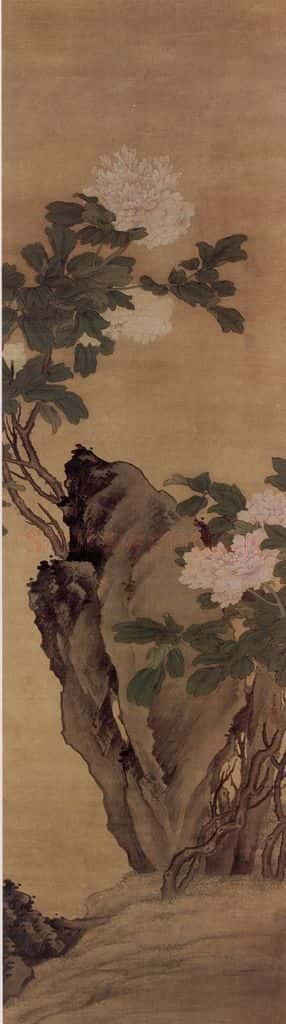 明末清初 樊圻《牡丹》书画作品