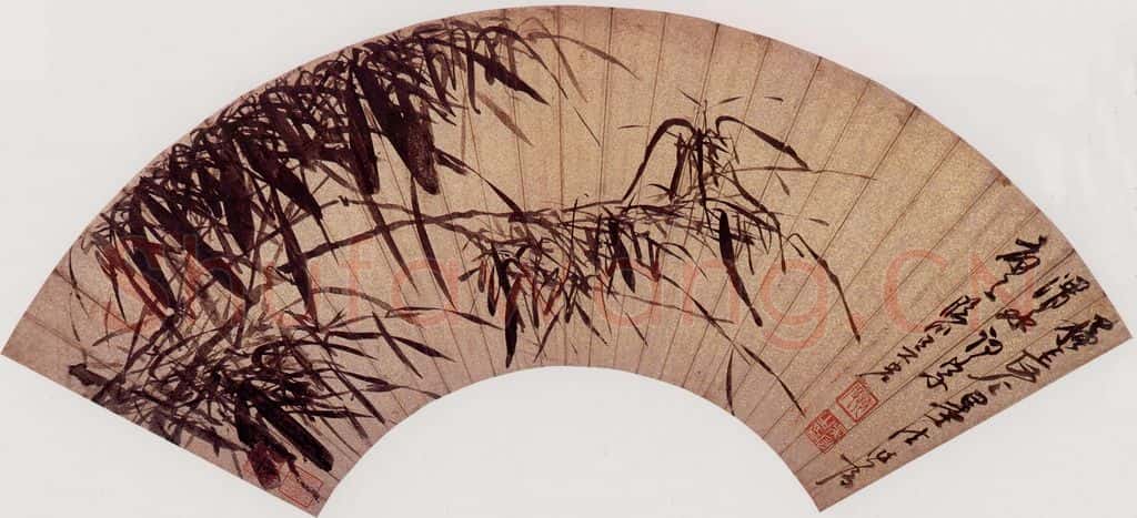 1672 吴宏《金陵八家扇面》书画作品