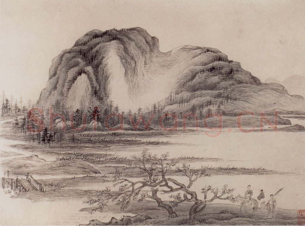 1647 叶欣《山水册》书画作品