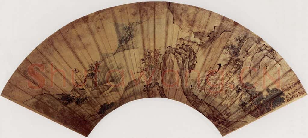 1653 胡慥《葛洪移居图》书画作品