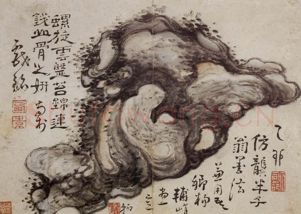 清 高凤翰《山水花卉册八开》书画作品