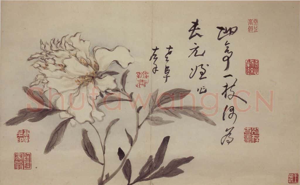 清 高凤翰《杂画册十开》书画作品