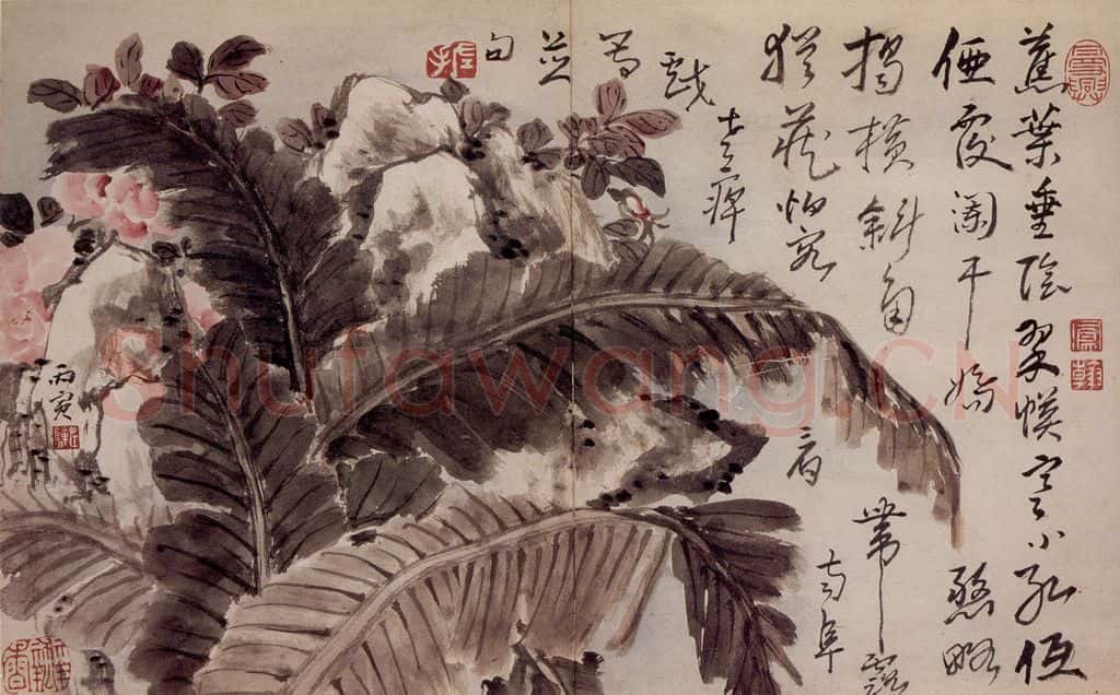 清 高凤翰《杂画册十开》书画作品