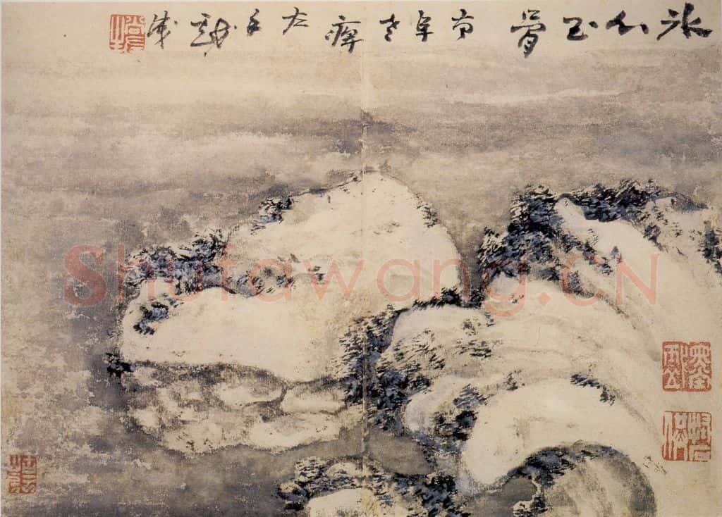 清 高凤翰《花卉册》书画作品