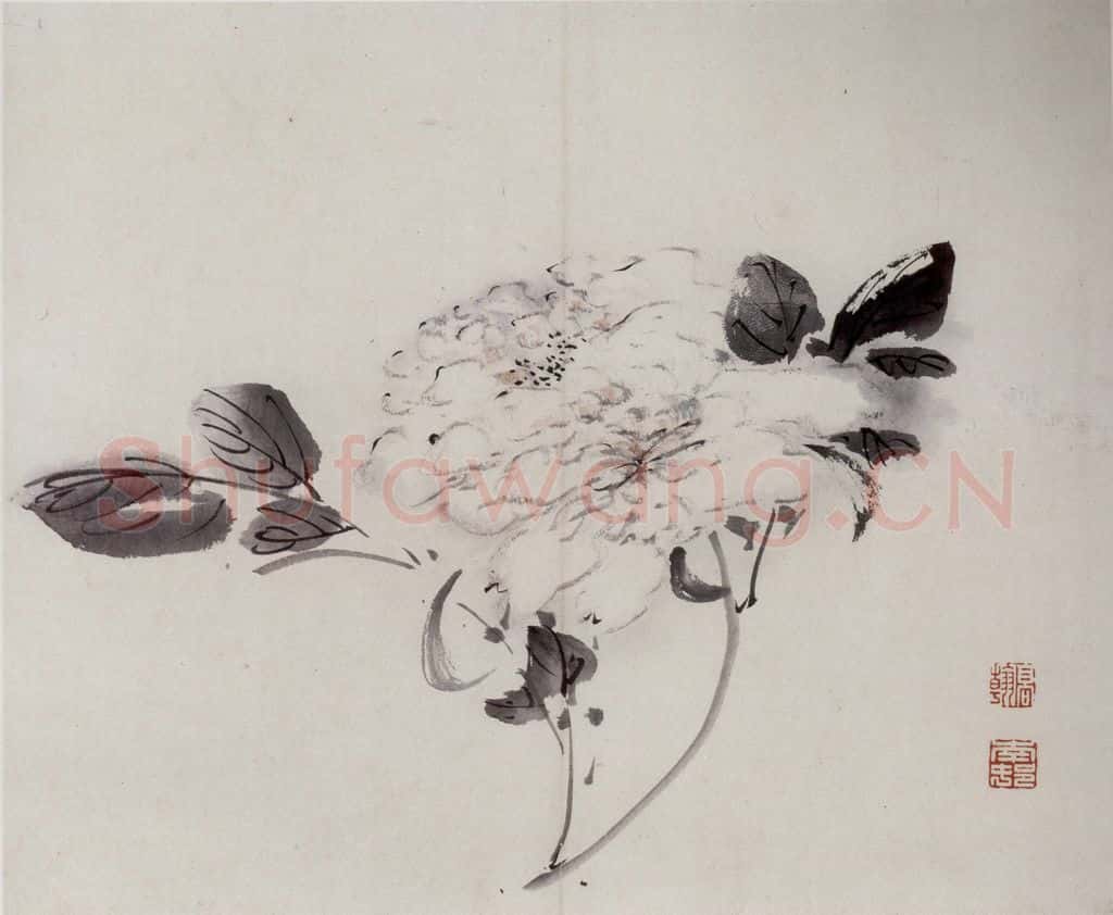 清 高凤翰《山水花卉册》书画作品