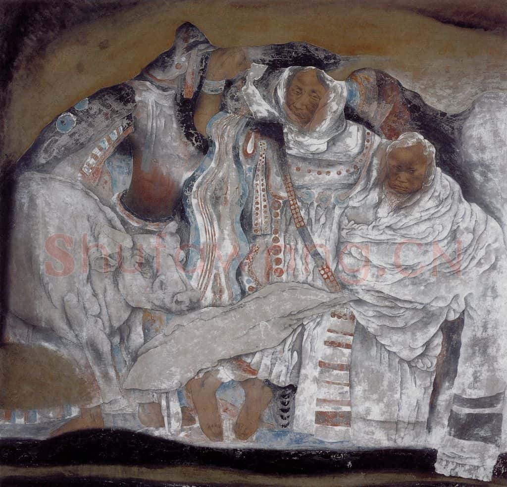 1993年 唐勇力《敦煌之梦》书画作品