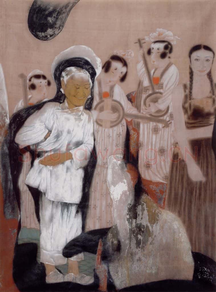 1998年 唐勇力《敦煌之梦》书画作品