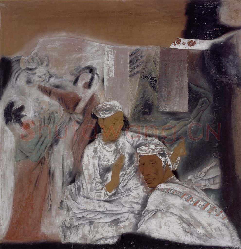 1996年 唐勇力《敦煌之梦》书画作品
