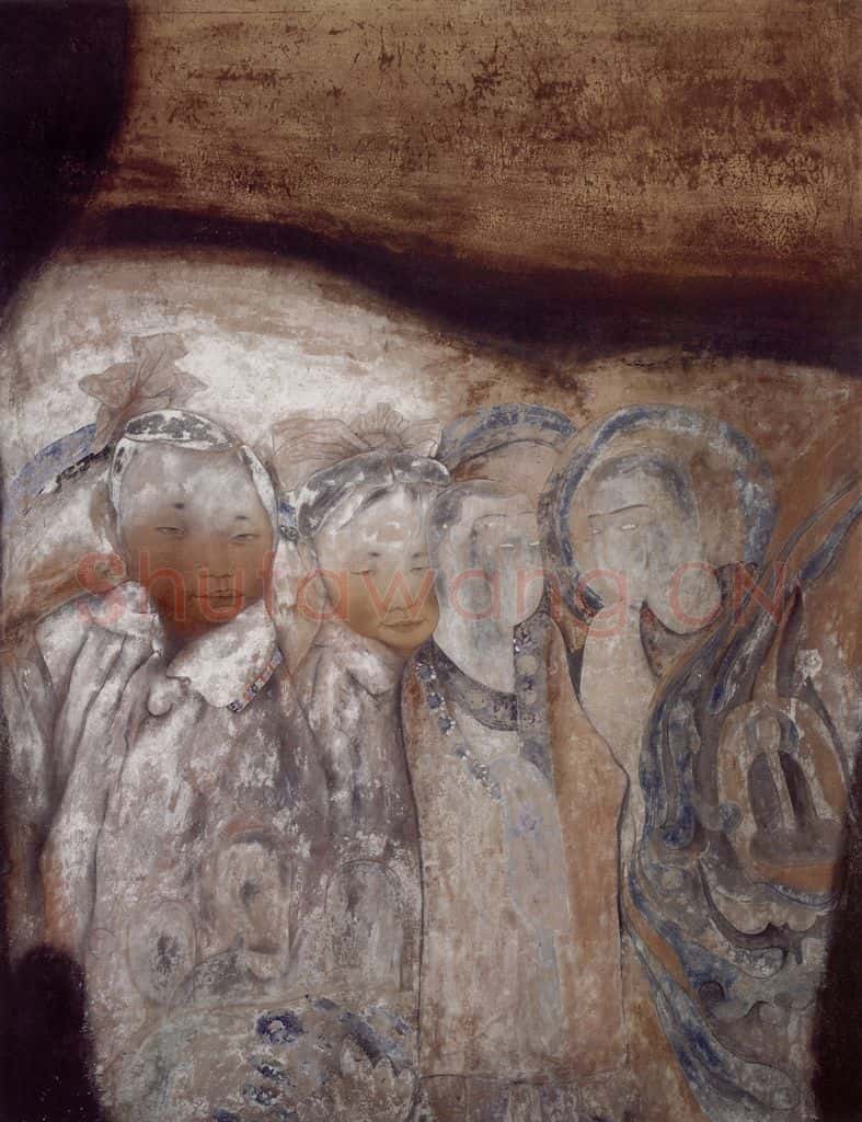1998年 唐勇力《敦煌之梦》书画作品