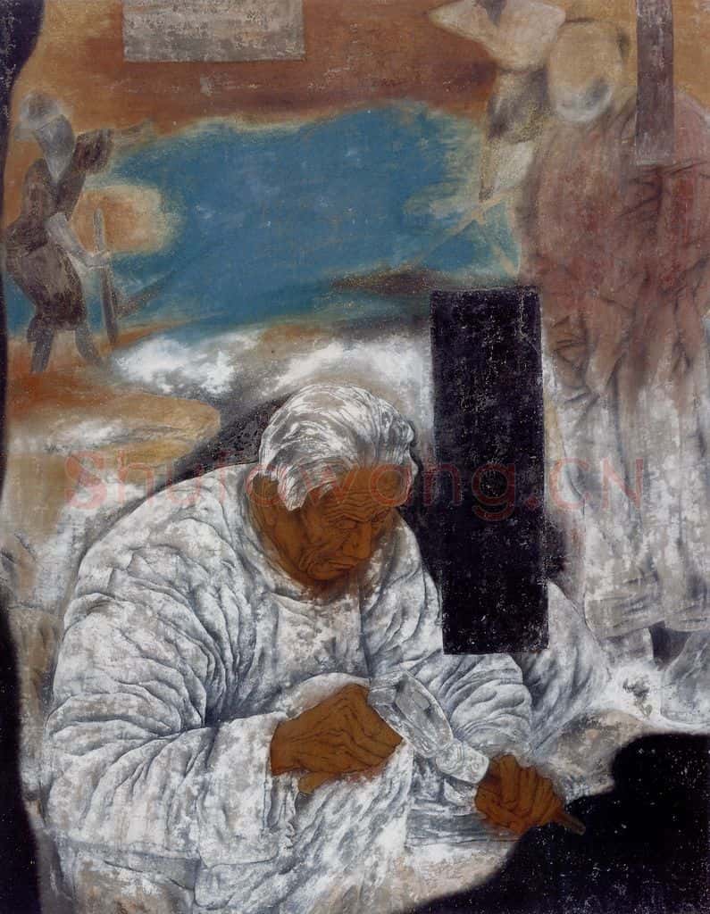 1997年 唐勇力《敦煌之梦》书画作品