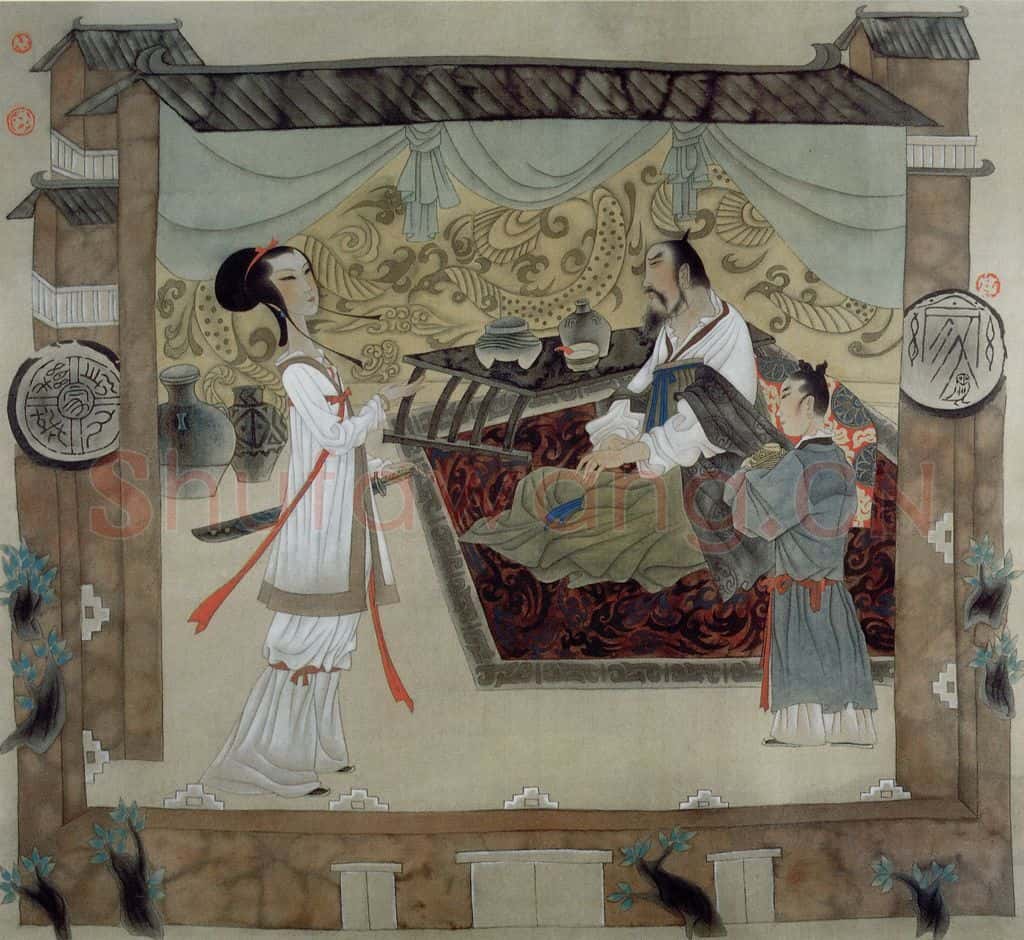 1987年 唐勇力《木兰诗》书画作品