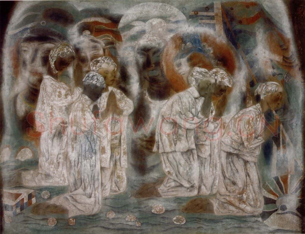 1993年 唐勇力《敦煌之梦》书画作品