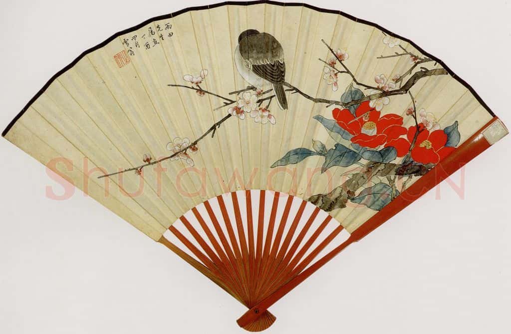 民国 陈之佛《花鸟》书画作品
