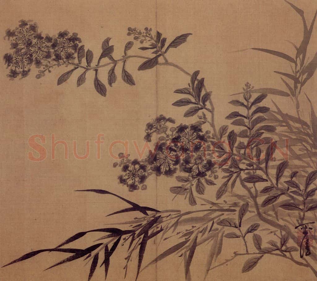 明 项圣谟《花果图册》书画作品