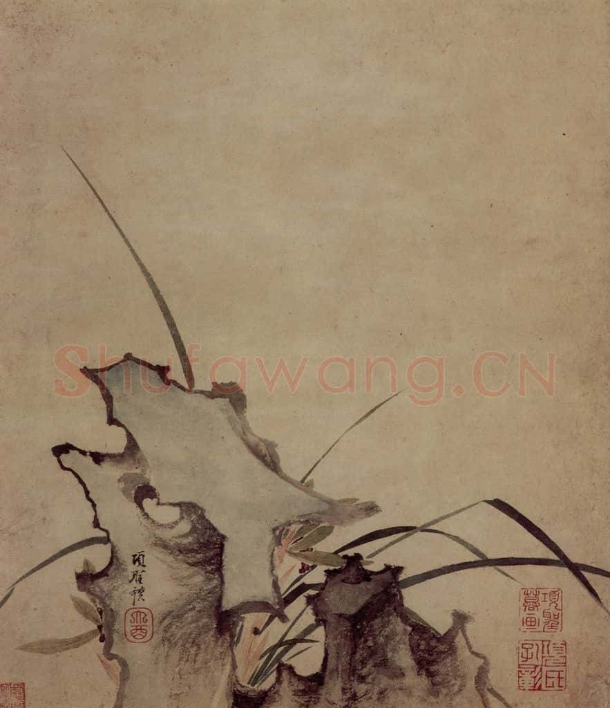 明 项圣谟《易庵妙绘图册》书画作品