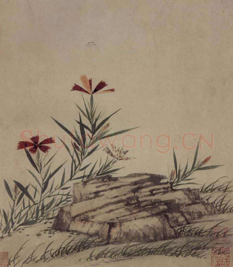 明 项圣谟《易庵妙绘图册》书画作品
