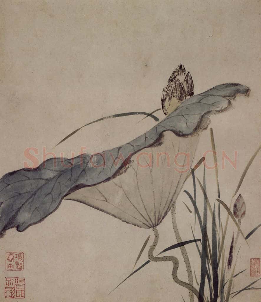 明 项圣谟《易庵妙绘图册》书画作品