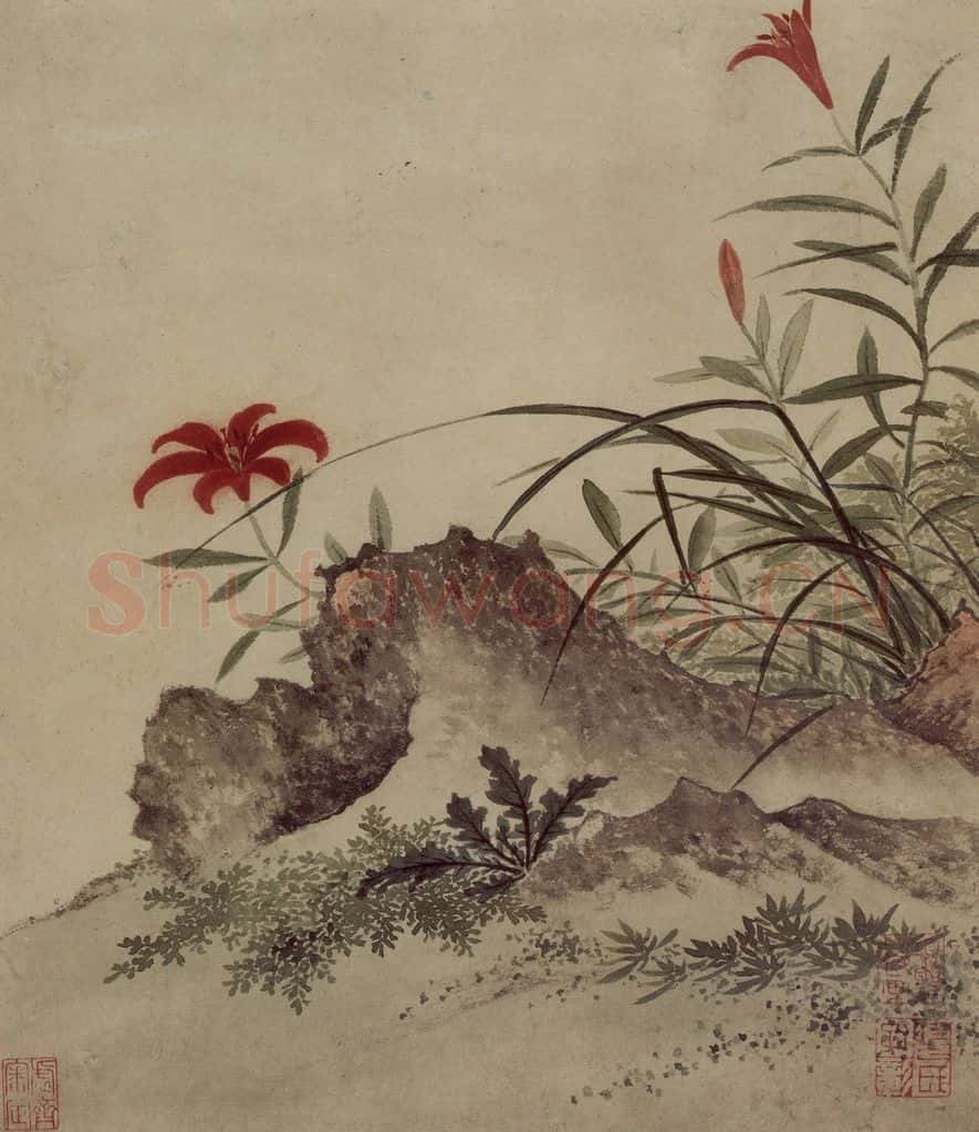 明 项圣谟《易庵妙绘图册》书画作品