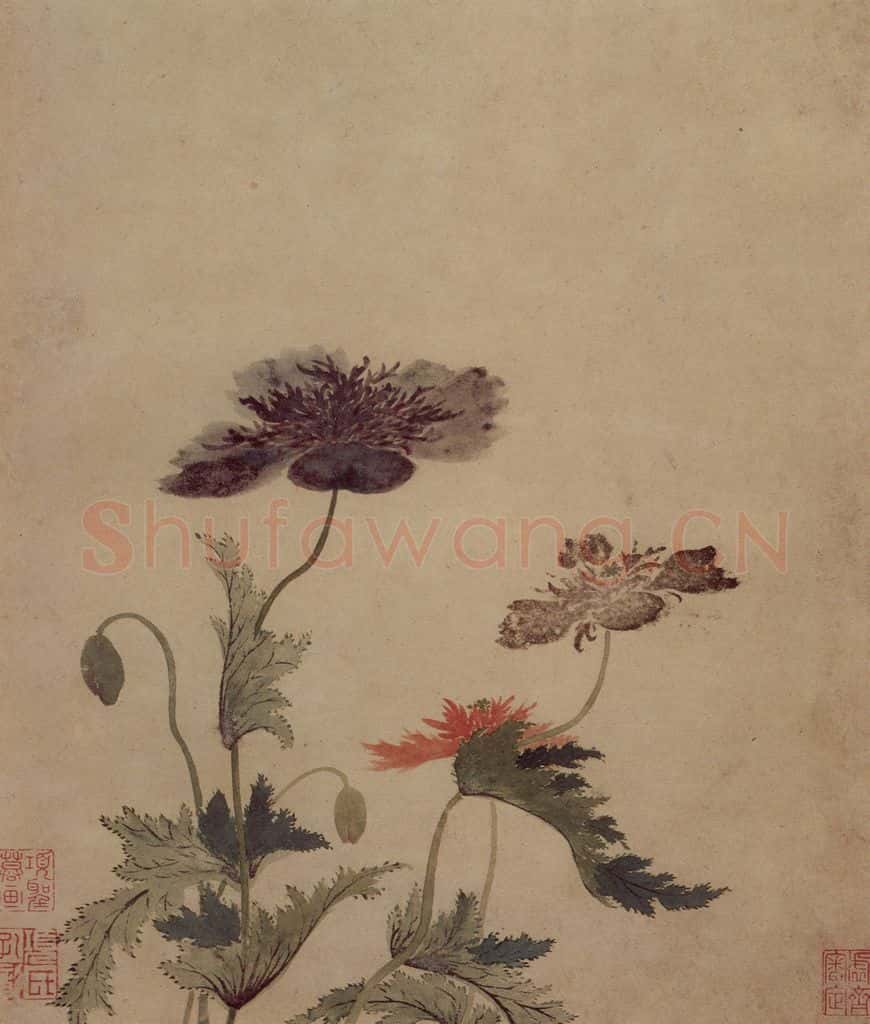 明 项圣谟《易庵妙绘图册》书画作品