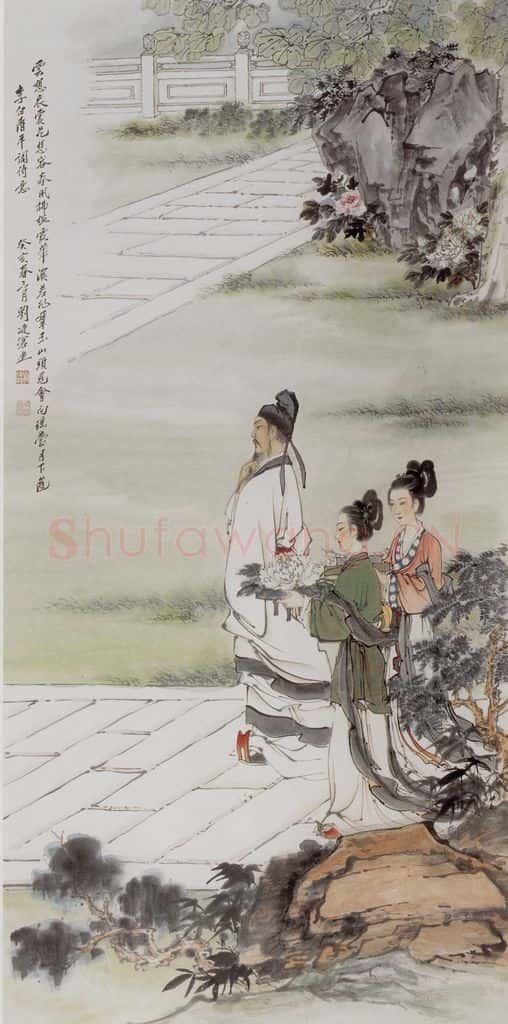 1983 刘凌仓 李白诗意 书画作品
