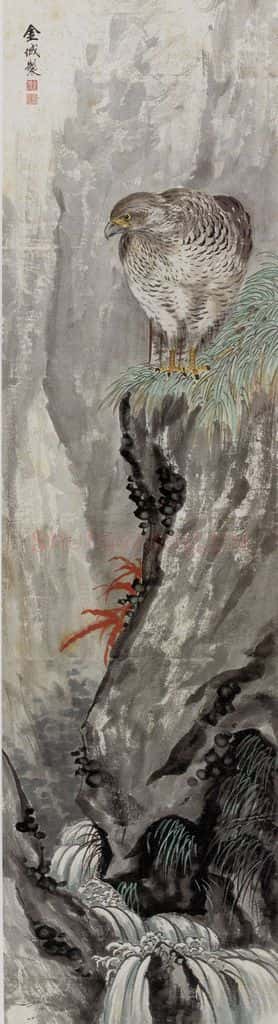 金城 鹰 书画作品