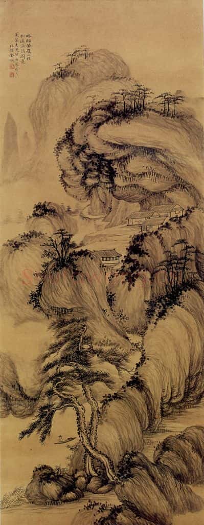 1920 金城 山水 书画作品