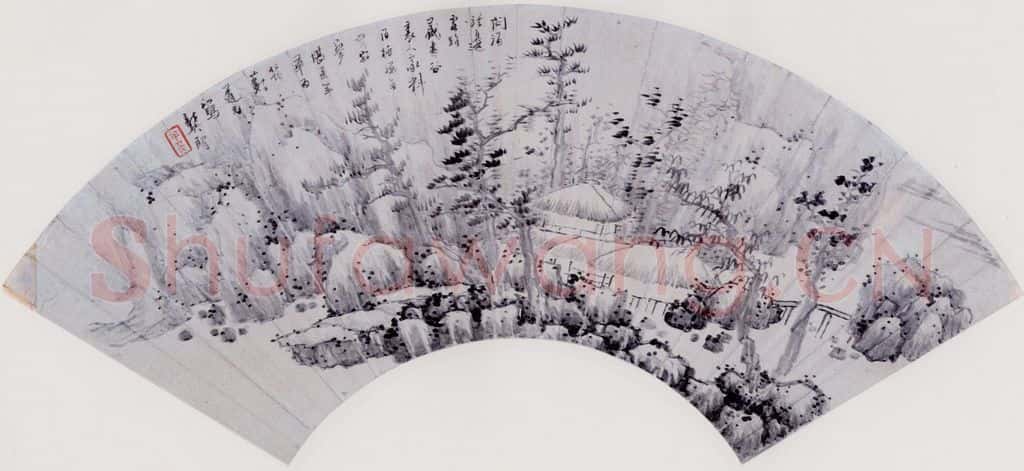 清 龚贤 山水 书画作品