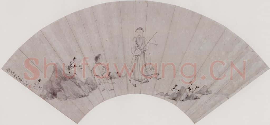 清 华嵒 人物图 书画作品
