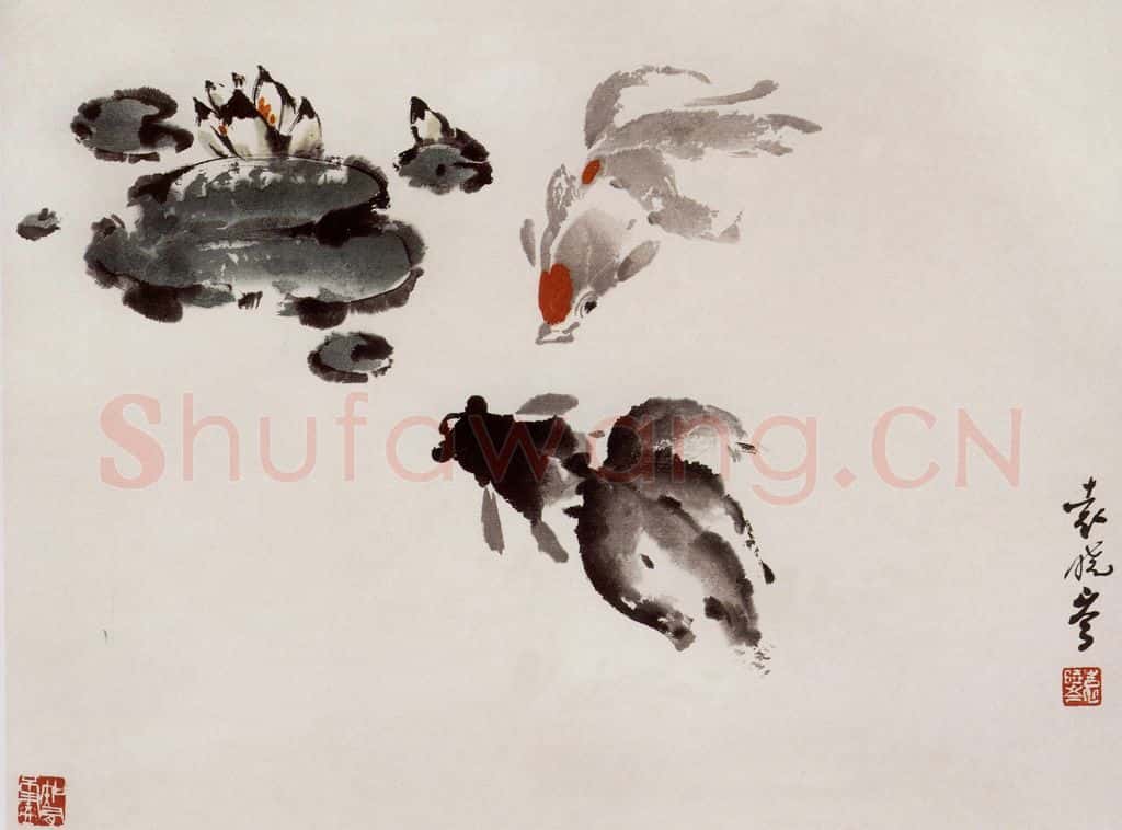 2003年 袁晓岑《金玉之二》书画作品