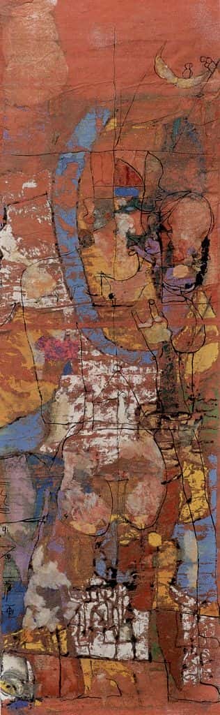 2003年 石虎《原歌》书画作品