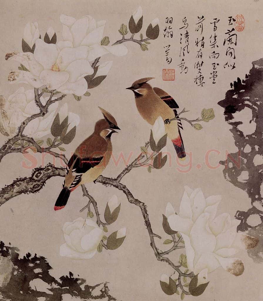 溥心畲《玉堂清风》书画作品