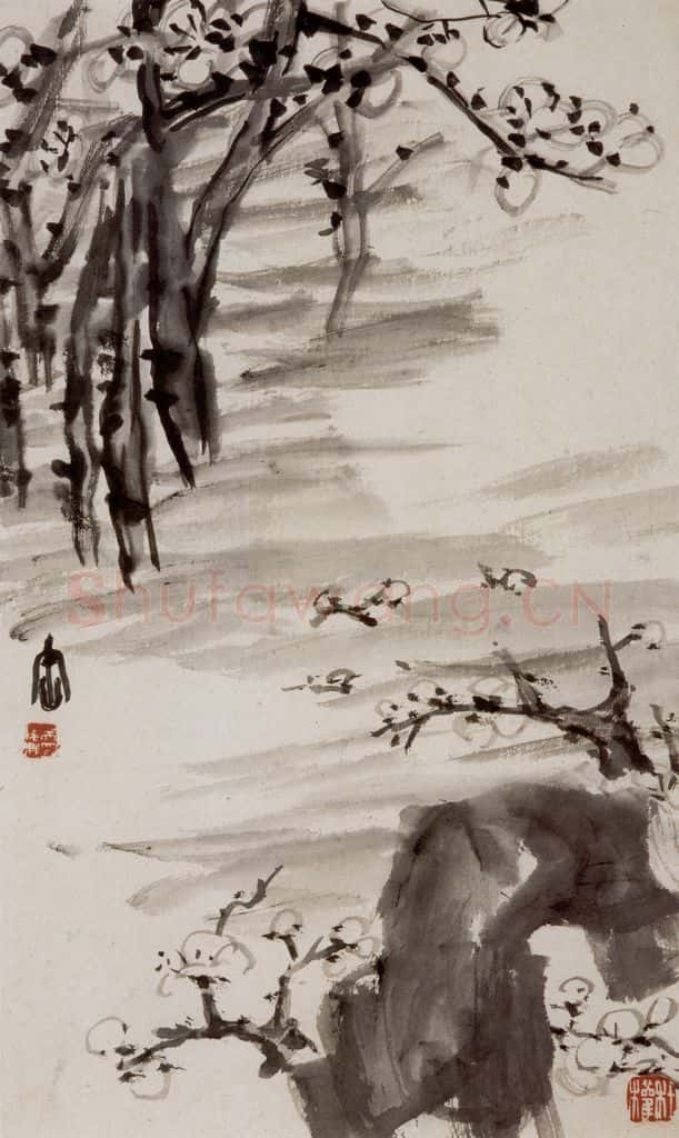 民国 吴昌硕《十二洞天册》书画作品