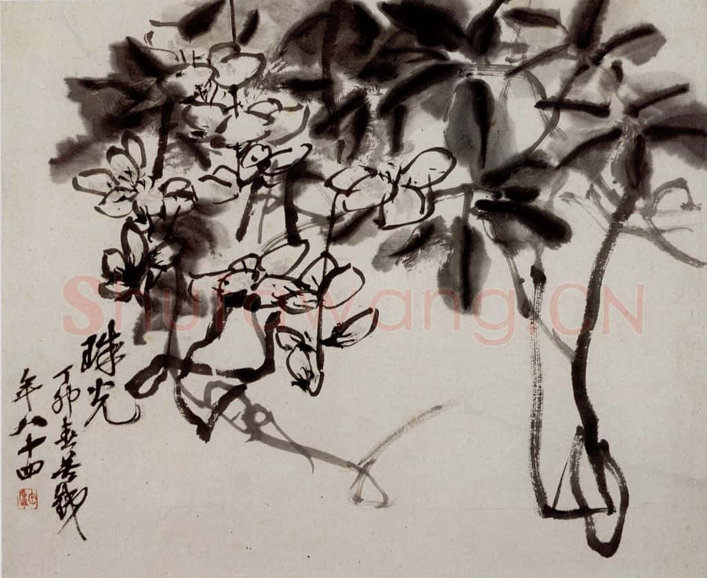 民国 吴昌硕《花卉册》书画作品