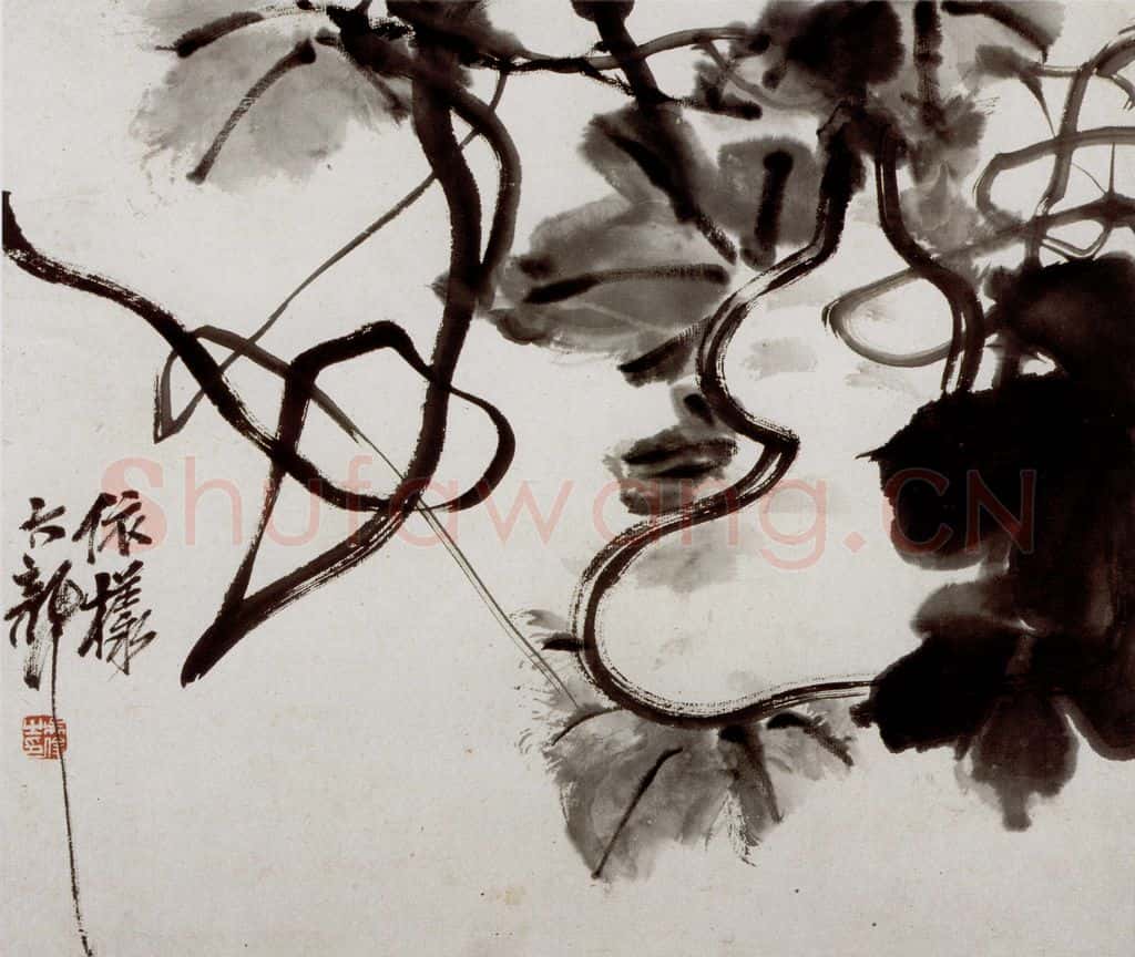 民国 吴昌硕《花卉册》书画作品