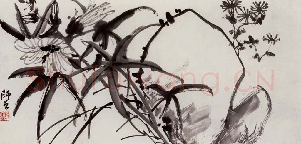 无纪年 陈师曾《秋葵》书画作品