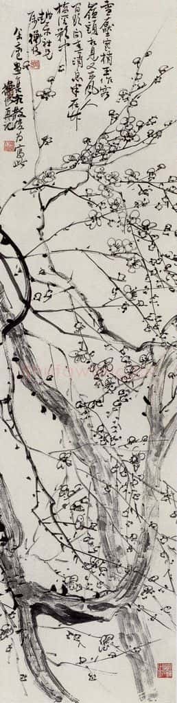 无纪年 陈师曾《墨梅》书画作品