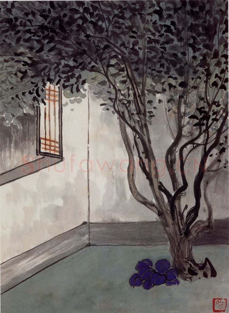 无纪年 陈师曾《园林小景册页》书画作品