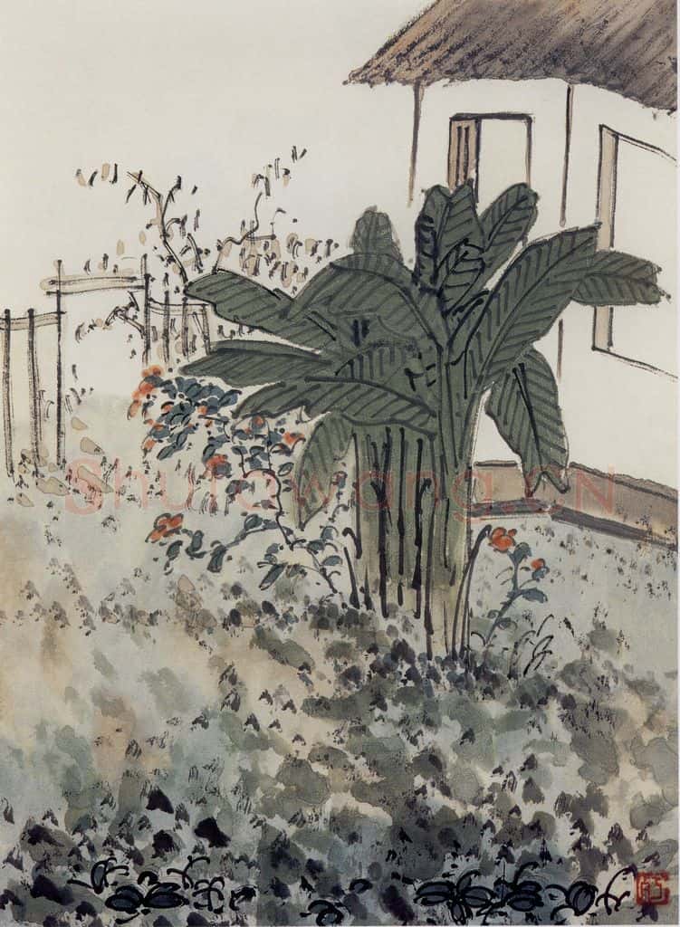 无纪年 陈师曾《园林小景册页》书画作品