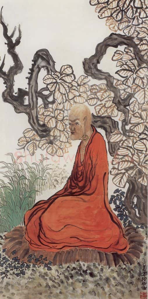 无纪年 陈师曾《罗汉图》书画作品