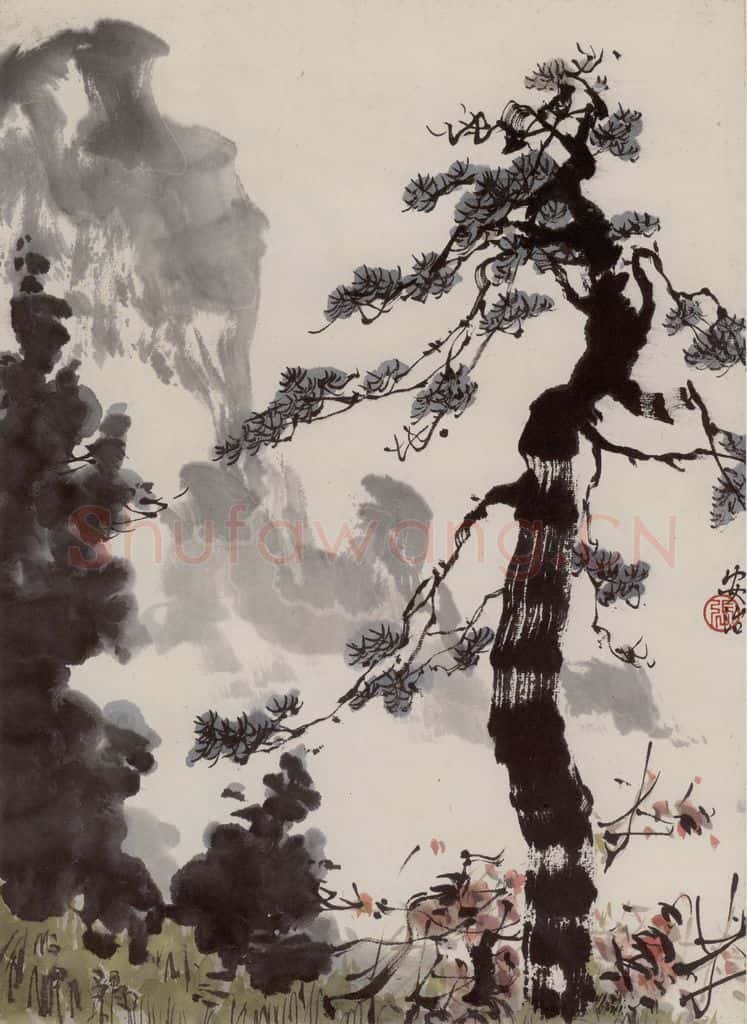 1937年 张安治 桂林山中 书画作品