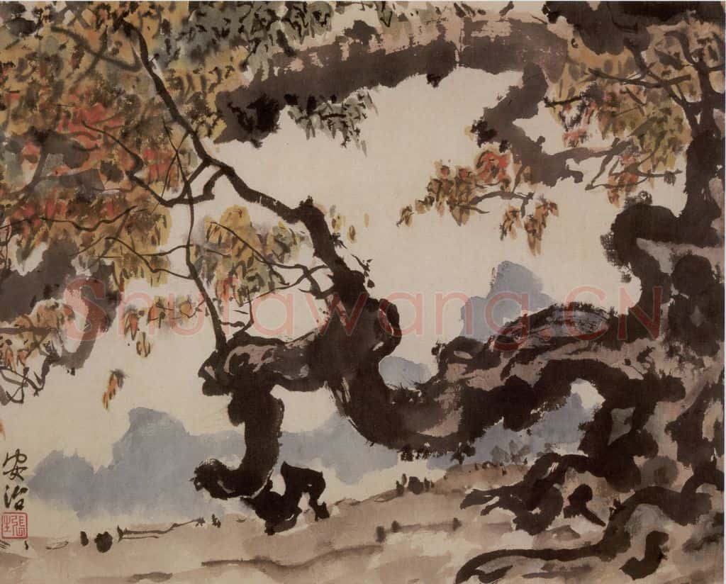 1962年 张安治 秋 书画作品