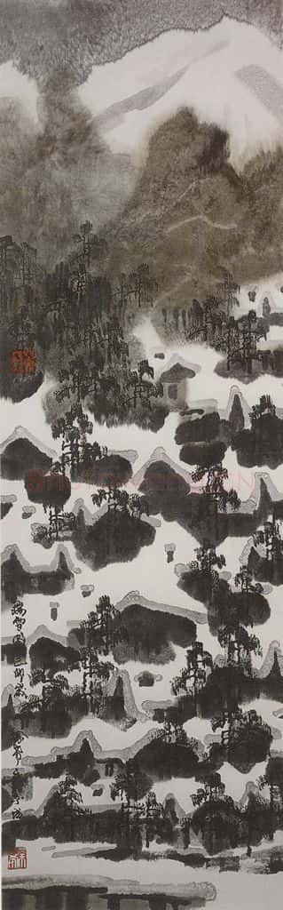 2000年 徐希《雪》书画作品