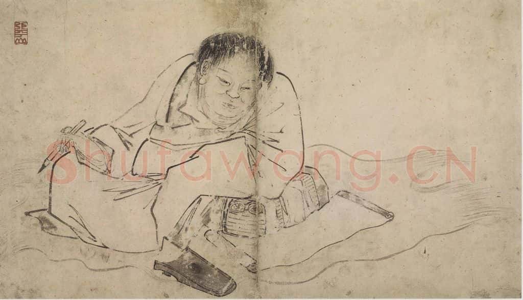 明 张路《张路人物山水图册》书画作品