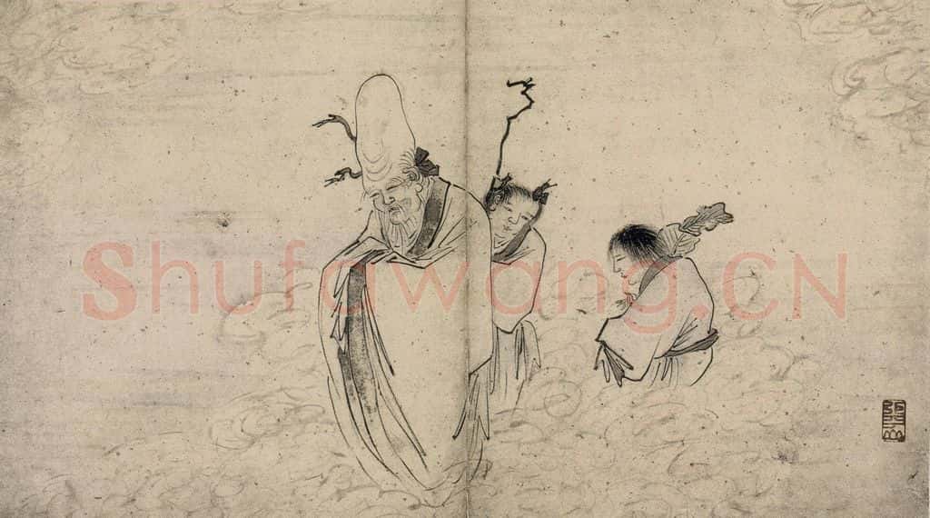 明 张路《张路人物山水图册》书画作品