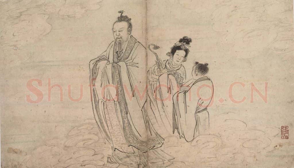明 张路《张路人物山水图册》书画作品