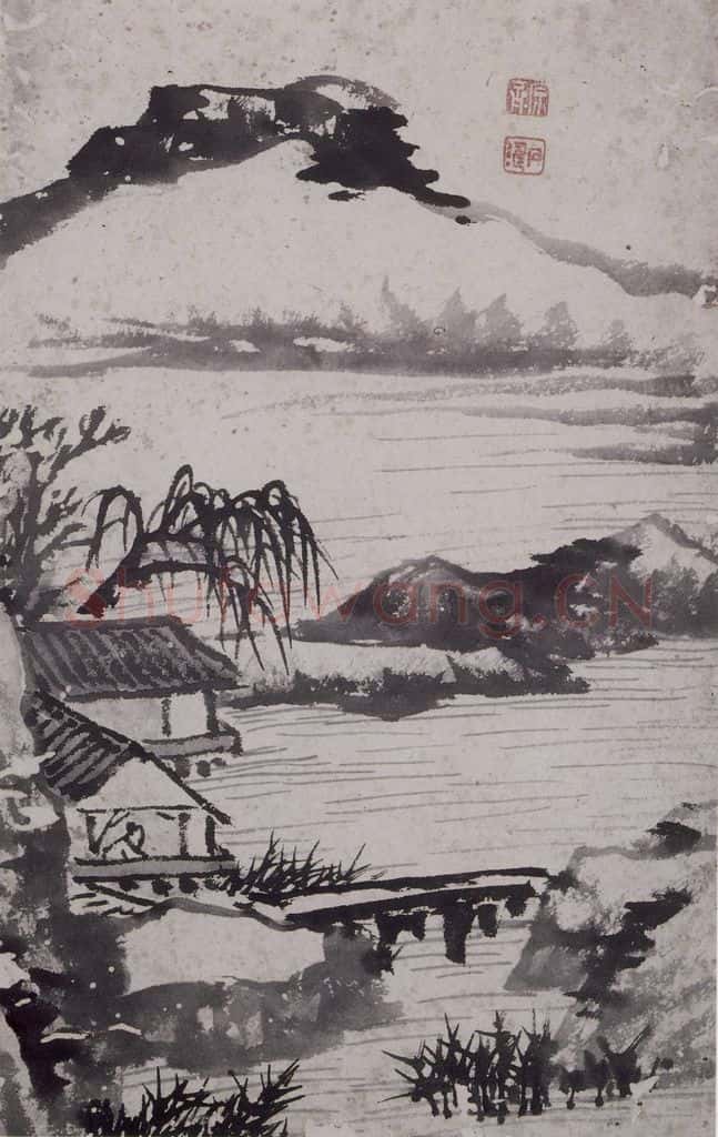 清 石涛《石涛山水图册》书画作品